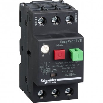 Автоматический выключатель SCHNEIDER ELECTRIC EASYPACT 1-1,6A
