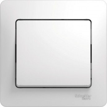 1-клавишный выключатель SCHNEIDER ELECTRIC GLOSSA, сх.1, 10АХ, в сборе, БЕЛЫЙ