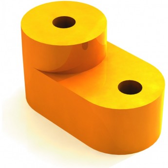 Изолятор угловой для установки нулевой шины