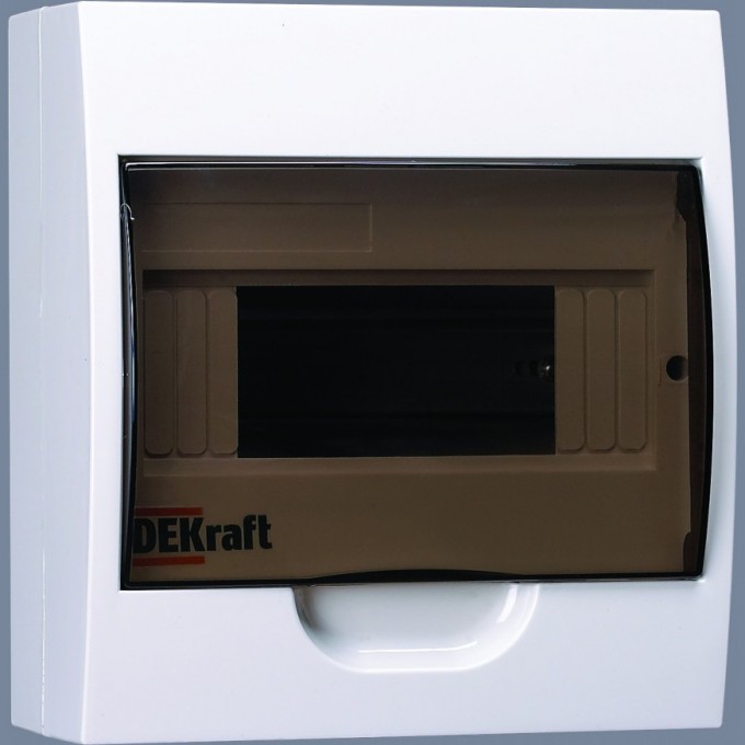 Корпус пластиковый навесной DEKRAFT 8 модулей, IP41, ЩРН-П-8 DEK 31010DEK