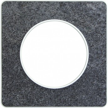 1-постовая рамка SCHNEIDER ELECTRIC ODACE, ЧЕРНЫЙ ФОСФОР