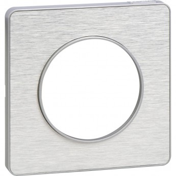 1-постовая рамка SCHNEIDER ELECTRIC ODACE, ПОЛИР. АЛЮМИНИЙ