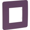 1-постовая рамка SCHNEIDER ELECTRIC UNICA STUDIO, ЛИЛОВЫЙ/белый NU280214