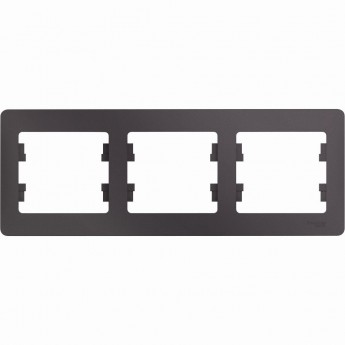 3-постовая рамка SCHNEIDER ELECTRIC GLOSSA, СИРЕНЕВЫЙ ТУМАН