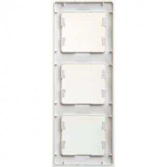 3-постовая рамка SCHNEIDER ELECTRIC GLOSSA, вертикальная, ПЕРЛАМУТР