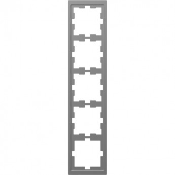 5-постовая рамка SCHNEIDER ELECTRIC MERTEN D-LIFE, нержавеющая сталь