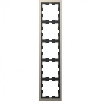 5-постовая рамка SCHNEIDER ELECTRIC MERTEN D-LIFE, НИКЕЛЬ