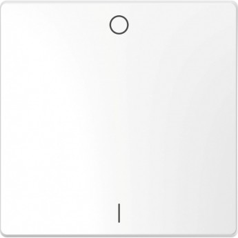 Клавиша одинарная MERTEN D-LIFE с символом O/I, или вкл/выкл., БЕЛ. ЛОТОС