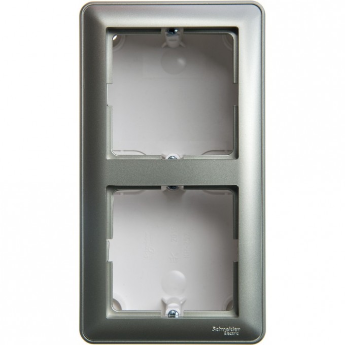 Коробка SCHNEIDER ELECTRIC W59 подъемная для наружного монтажа с рамкой 2-местная, ШАМПАНЬ KP-252-48