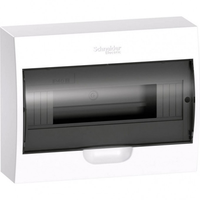 Корпус навесной с прозрачной дверцей SCHNEIDER ELECTRIC EASY9 1ряд/12мод,IP40,IK07,63А,2 клеммы,Россия EZ9E112S2SRU