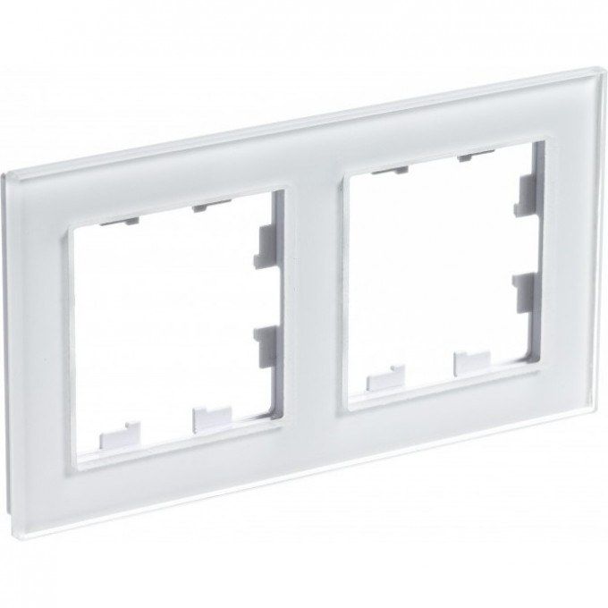 Рамка 2-постовая SCHNEIDER ELECTRIC ATLASDESIGN NATURE, органическое стекло белый ATN320102
