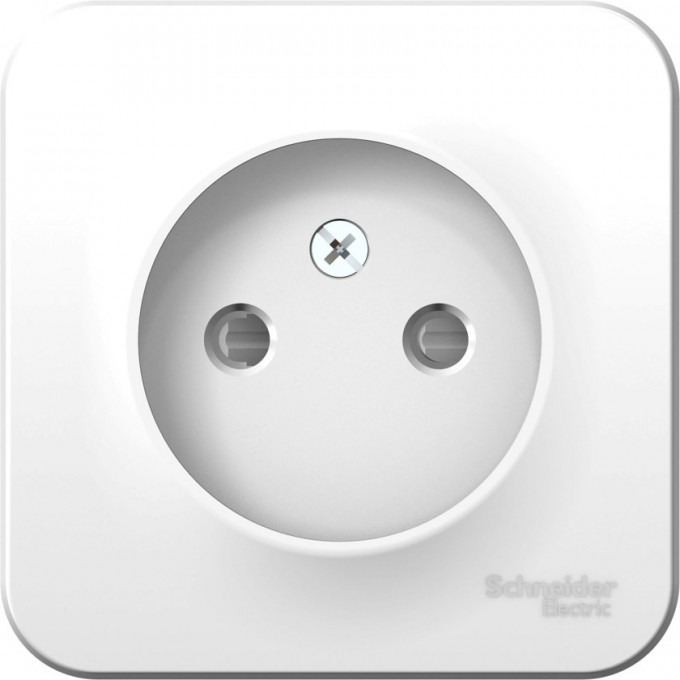 Розетка SCHNEIDER ELECTRIC BLANCA без заземления, со шторками, с изолирующей пластиной, 16А, 250В, белый BLNRA001111