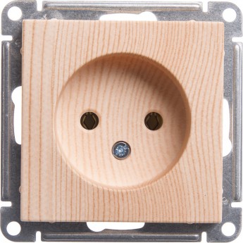 Розетка SCHNEIDER ELECTRIC W59 без заземления без шторок, 16А, механизм, сосна