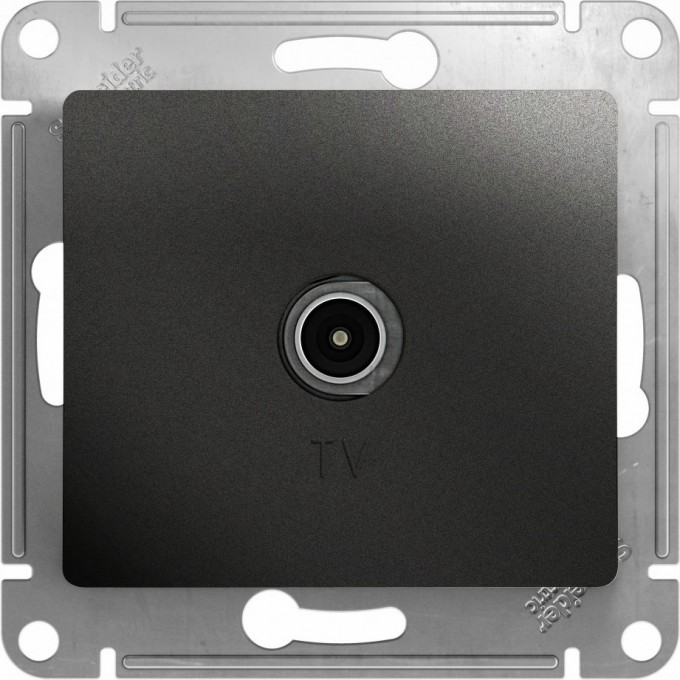 TV антенна коннектор SCHNEIDER ELECTRIC GLOSSA, механизм, АНТРАЦИТ GSL000793
