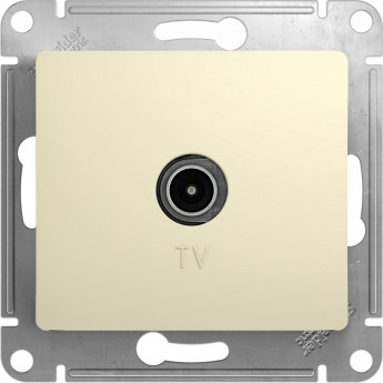 TV антенна коннектор SCHNEIDER ELECTRIC GLOSSA, механизм, БЕЖЕВЫЙ