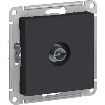 ТВ розетка SCHNEIDER ELECTRIC ATLASDESIGN коннектор, механизм, карбон