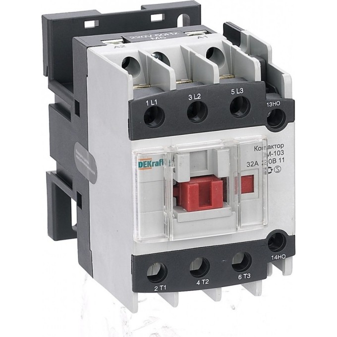 Контактор SCHNEIDER ELECTRIC DEKRAFT 32А 24В АС3 1НО+1НЗ КМ-103 DEKraft 22120DEK