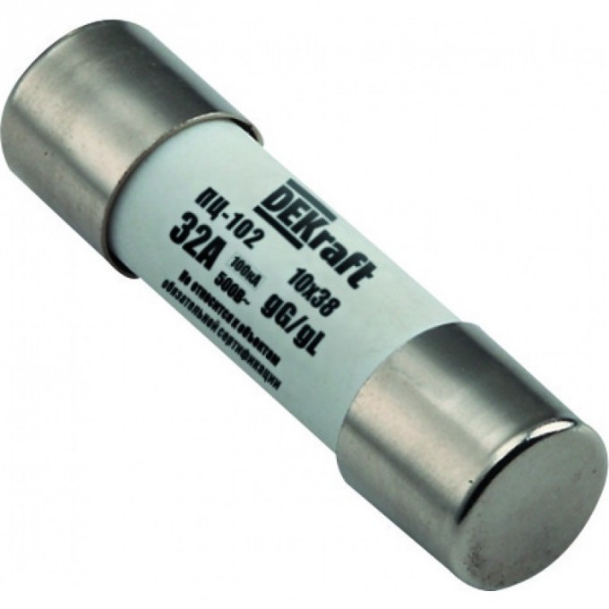 Предохранитель цилиндрический 6A 10x38 ПЦ-102 DEKraft 21362DEK