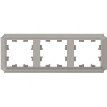 Рамка 3-постовая SCHNEIDER ELECTRIC ATLASDESIGN Antique универсальная, шампань