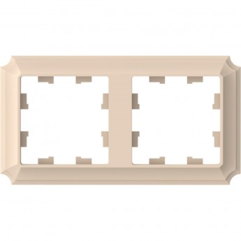 Рамка SCHNEIDER ELECTRIC ATLASDESIGN ANTIQUE SE ATN101202 2-пост бежевый