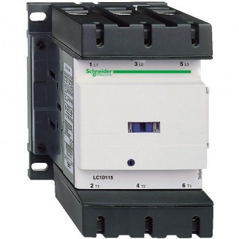 Контактор SCHNEIDER ELECTRIC TESYS D 3Р,150 A,НО+НЗ,220V 50/60 ГЦ,ЗАЖИМ ПОД ВИНТ, С ЗАЩИТНОЙ КРЫШКОЙ