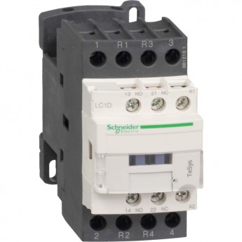Контактор SCHNEIDER ELECTRIC TESYS D 4P (2НО+2НЗ),АС1 25 А,НО+НЗ,24V DС,ОГРАН. ПЕРЕНАПРЯЖЕНИЙ,