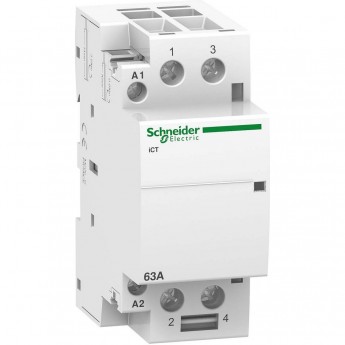Модульный контактор SCHNEIDER ELECTRIC ACTI9 iCT63A 2НО 220/240В АС 50ГЦ