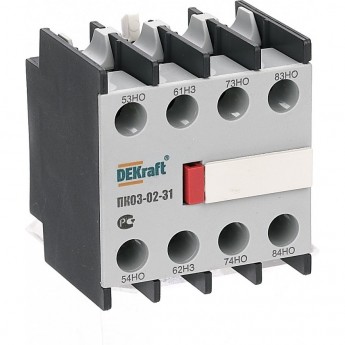 Приставка контактная DEKRAFT доп.контакты 3НО+1НЗ ли