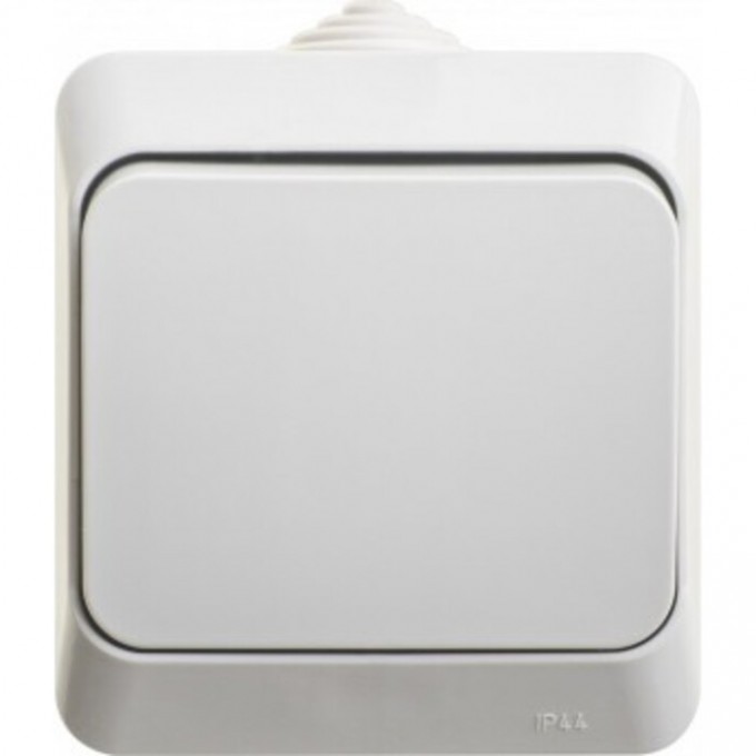 Выключатель 1-клавишный SCHNEIDER ELECTRIC ЭТЮД IP44 с самовозвратом 10 АХ,СЕРЫЙ, Россия KA10-041C